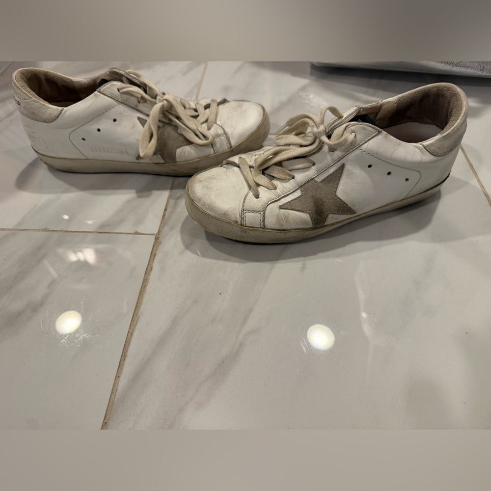 Golden Goose White Leather Sneaker